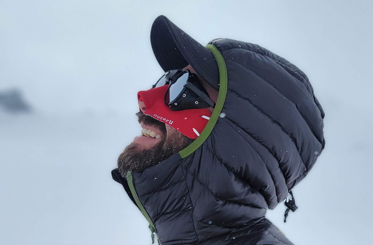 faceGlove FLEX - nose and cheeks protection from the sun and wind. – outeru